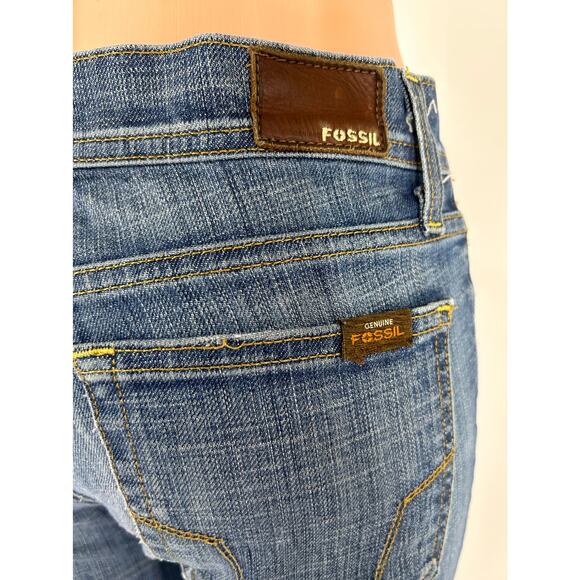 FOSSIL Women’s Slim Boot Jeans Sz 27 - Picture 8 of 12